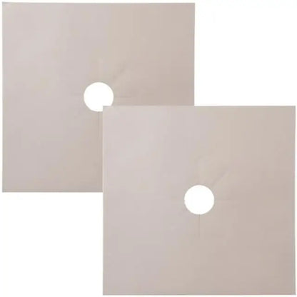 Aluminum Reusable Stove Burner Covers - Kitchen Cleaning Protection Pads