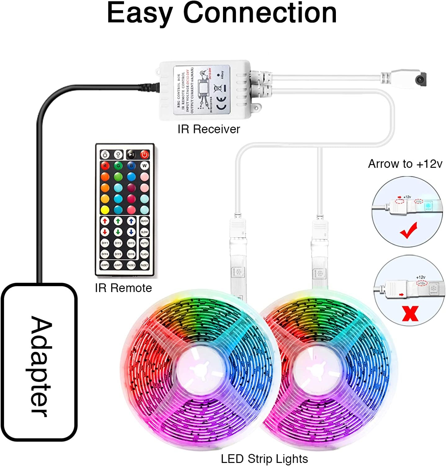 Elevate Your Space with 65.6 FT LED Strip Lights: Color-Changing Magic!