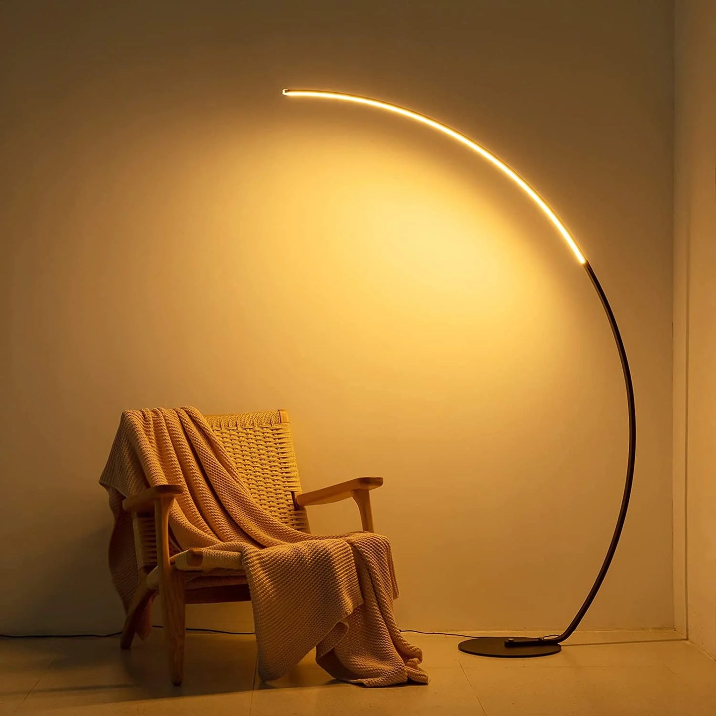 RGBW Modern Curve Floor Lamp 