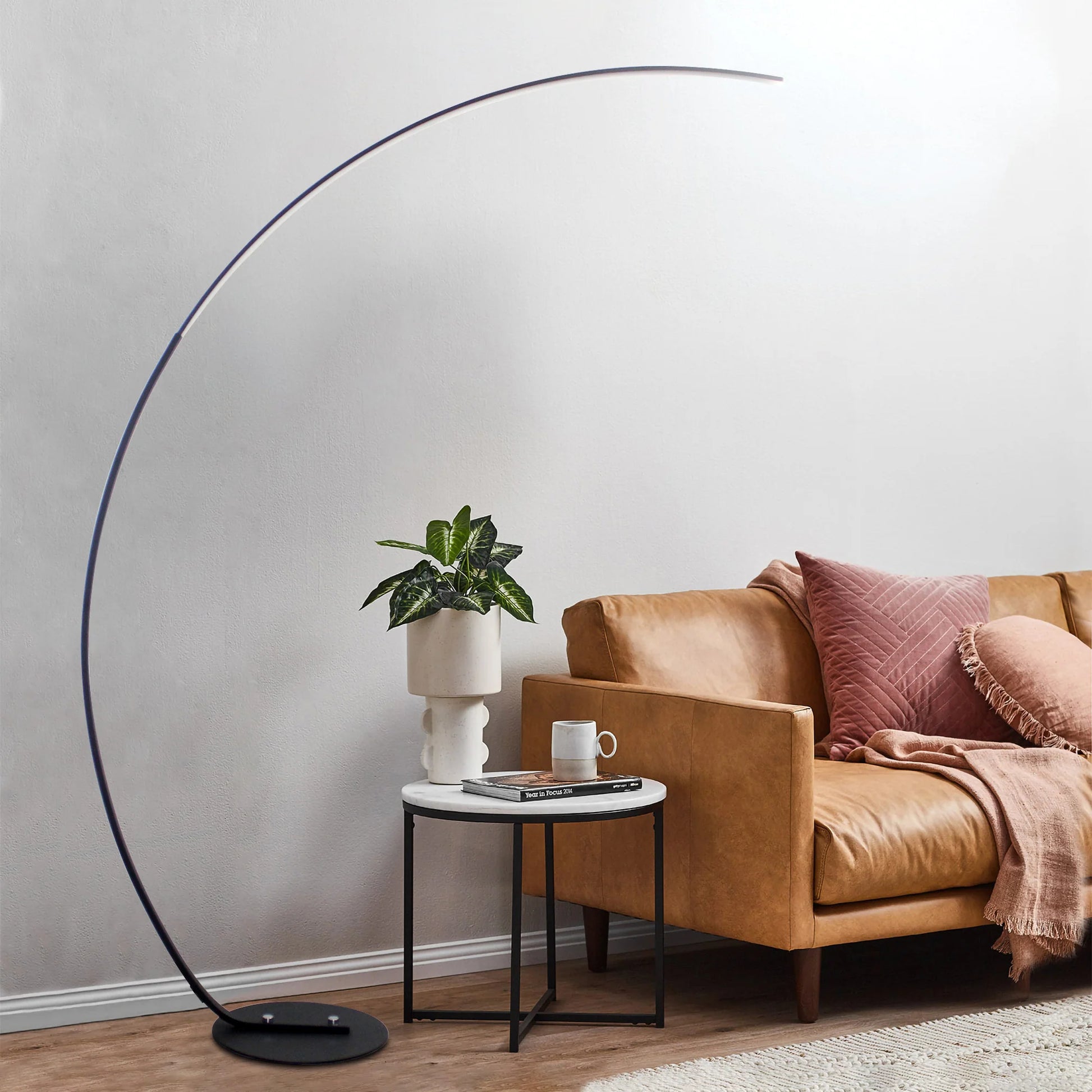 RGBW Modern Curve Floor Lamp 