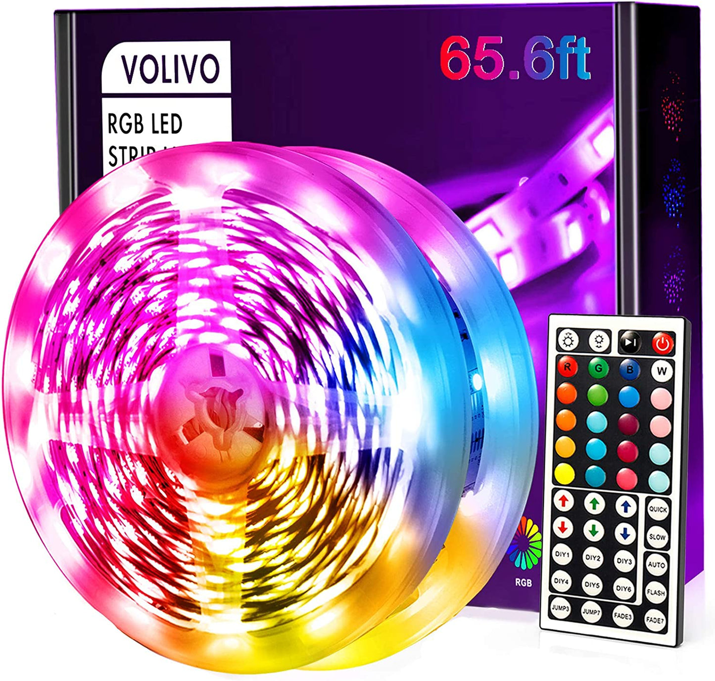 Elevate Your Space with 65.6 FT LED Strip Lights: Color-Changing Magic!