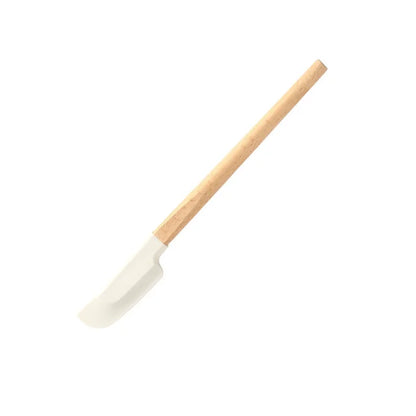  Wood Handle White Silicone Cream Spatula Non-Stick Pastry Blenders