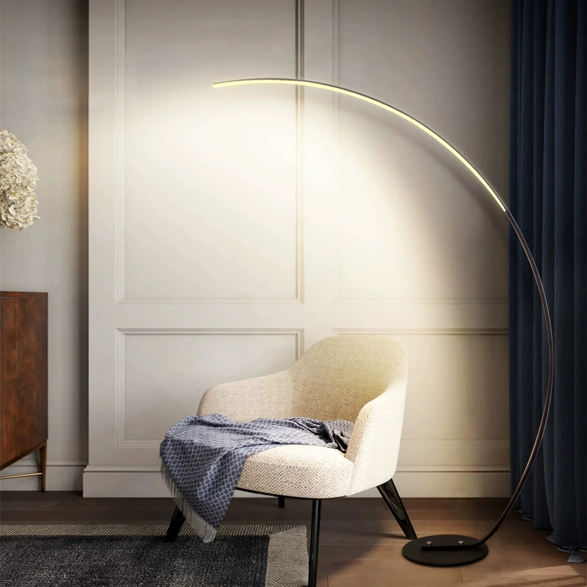 RGBW Modern Curve Floor Lamp 