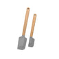  Wood Handle White Silicone Cream Spatula Non-Stick Pastry Blenders