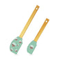  Wood Handle White Silicone Cream Spatula Non-Stick Pastry Blenders